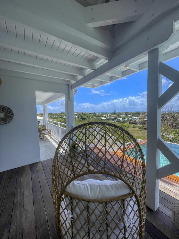 6.Location villa piscine vue mer Saint François Guadeloupe_Terrasse